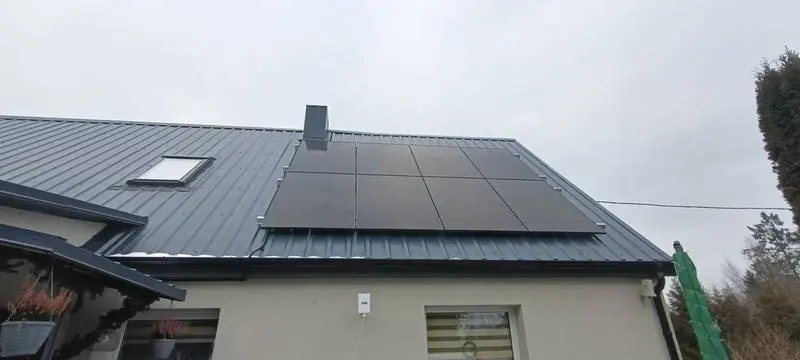 Instalacja fotowoltaiczna 4 kWp na dachu skośnym — Myśliborzyce, Avoltaic